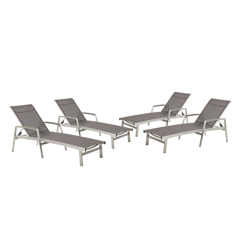 Christopher Knight Home 305554 Joy Outdoor Wicker and Aluminum Chaise Lounge Gray Finish Christopher Knight Home 305554 Joy Outdoor Wicker and Aluminum Chaise Lounge Gray Finish